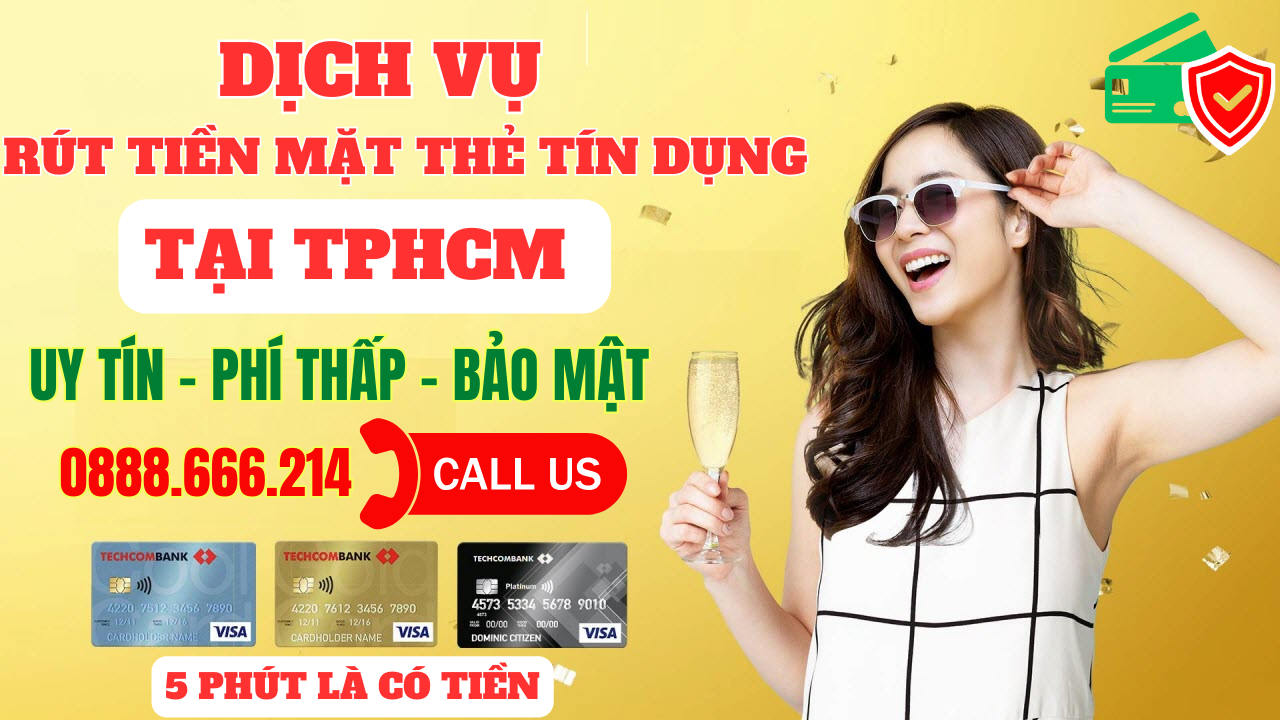 Rút tiền thẻ tín dụng TPHCM